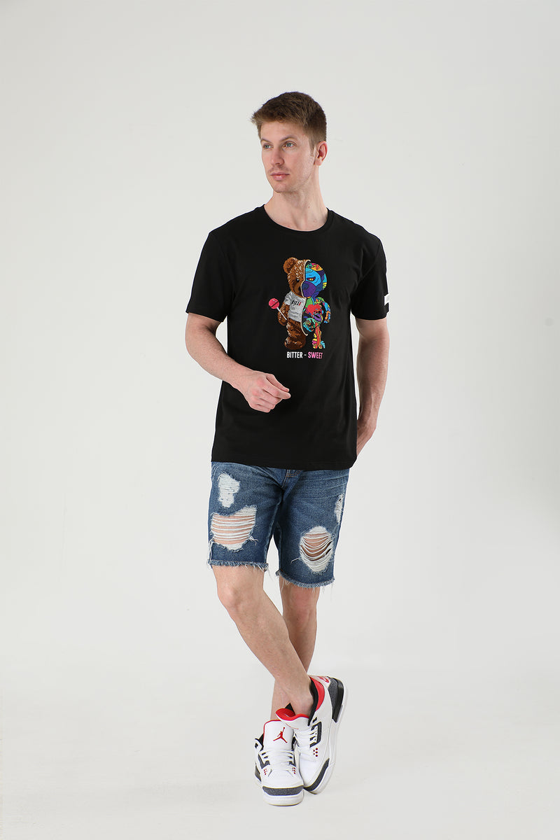 Men's Bear With Me T-Shirt (Graphic Tee Series) Wowzerful